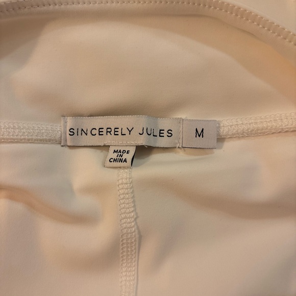 White Athletic Women's Skirt - Picture 3 of 3